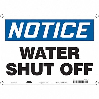 Safety Sign 10 in x 14 in Aluminum Safety Sign 10 in x 14 in Aluminum