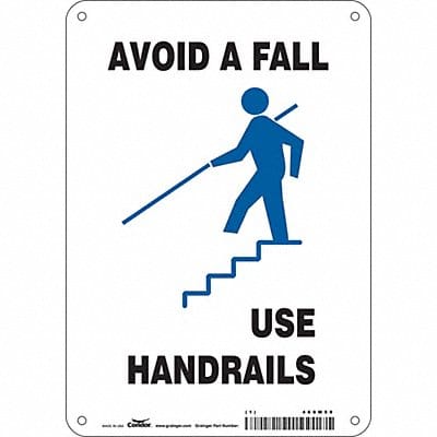 Safety Sign 10 inx7 in Polyethylene