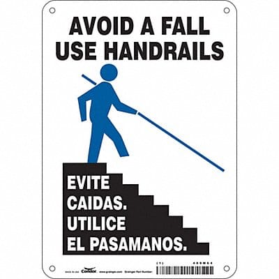 Safety Sign 10 inx7 in Polyethylene