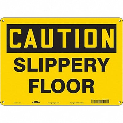 J6969 Safety Sign 10 in x 14 in Aluminum