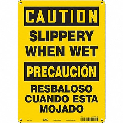 Safety Sign 14 inx10 in Polyethylene
