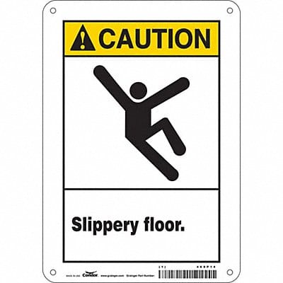 Safety Sign 10 inx7 in Aluminum