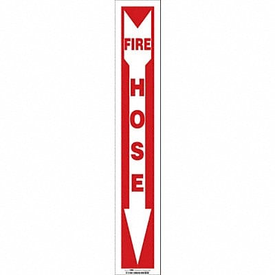 J7054 Safety Sign 24 in x 4 in Vinyl