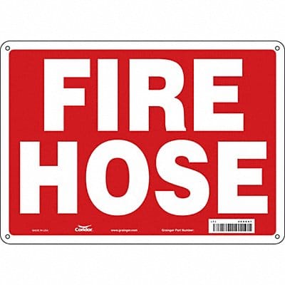 Safety Sign 10 in x 14 in Polyethylene
