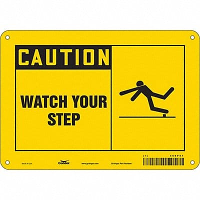 Safety Sign 7 inx10 in Polyethylene