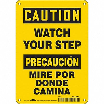 Safety Sign 10 inx7 in Aluminum