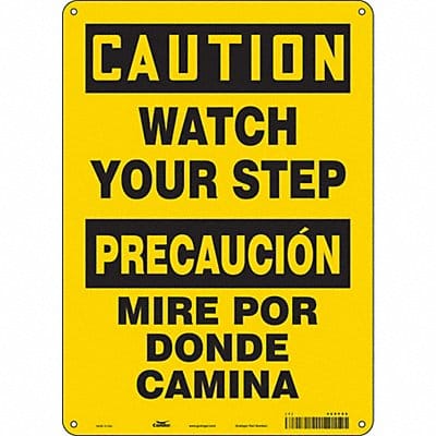 Safety Sign 14 inx10 in Aluminum