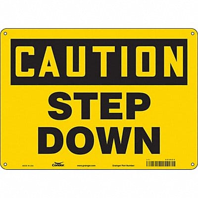 Safety Sign 10 inx14 in Polyethylene