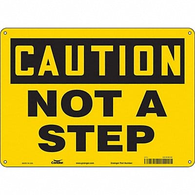 Safety Sign 10 in x 14 in Polyethylene Safety Sign 10 in x 14 in Polyethylene