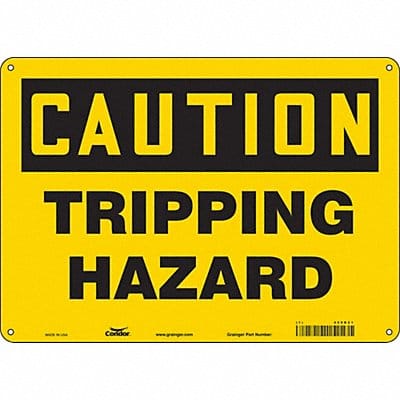 K1397 Safety Sign 10 in x 14 in Polyethylene