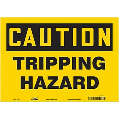 K1397 Safety Sign 10 inx14 in Vinyl