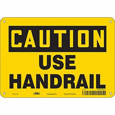 K1400 Safety Sign 7 inx10 in Polyethylene