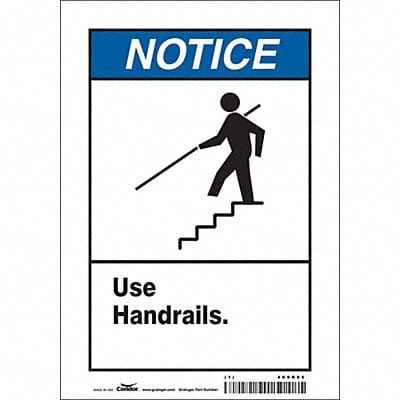 Safety Sign 10 in x 7 in Vinyl