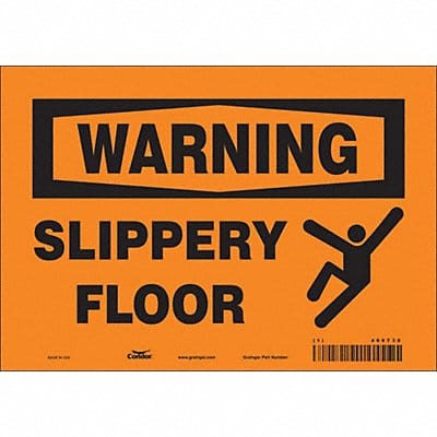 Safety Sign 7 inx10 in Vinyl