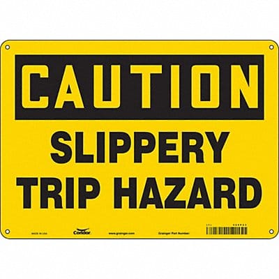 Safety Sign 10 inx14 in Aluminum