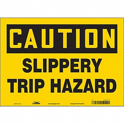 Safety Sign 10 inx14 in Vinyl