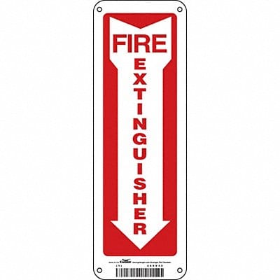 Safety Sign 12 in x 4 in Polyethylene