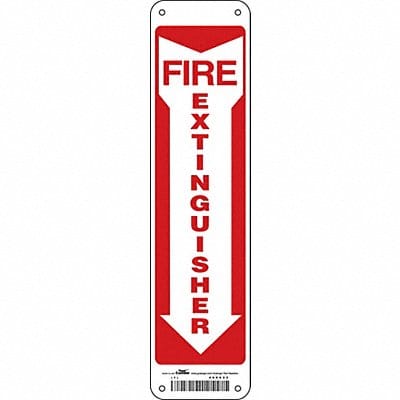Safety Sign 14 x 3 1/2 in Polyethylene