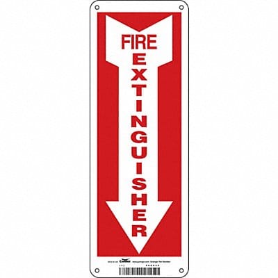 J7050 Safety Sign 14 in x 5 in Polyethylene