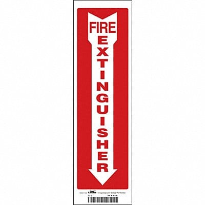 Safety Sign 14 in x 4 in Vinyl