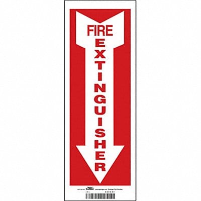 J7050 Safety Sign 14 in x 5 in Vinyl