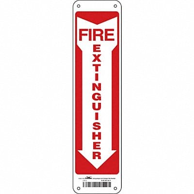 Safety Sign 14 x 3 1/2 in Polyethylene