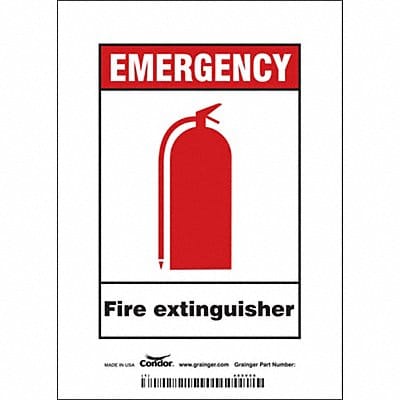 Safety Sign 7 in x 5 in Vinyl