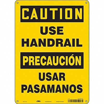 Safety Sign 14 inx10 in Polyethylene