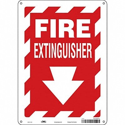 J7049 Safety Sign 14 in x 10 in Polyethylene