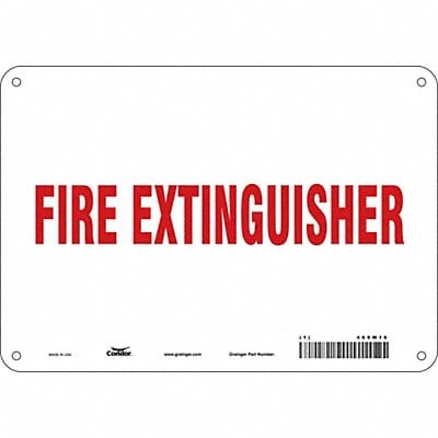 Safety Sign 7 in x 10 in Polyethylene