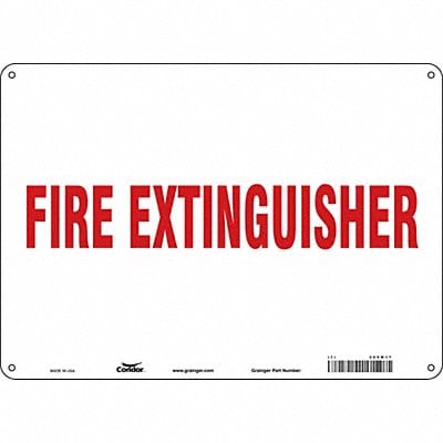 Safety Sign 10 in x 14 in Polyethylene