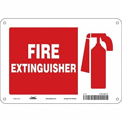 Safety Sign 7 in x 10 in Polyethylene