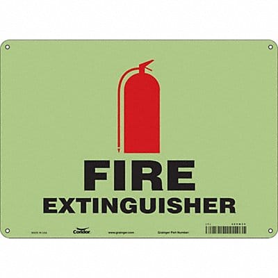 Safety Sign 10 in x 14 in Polyethylene