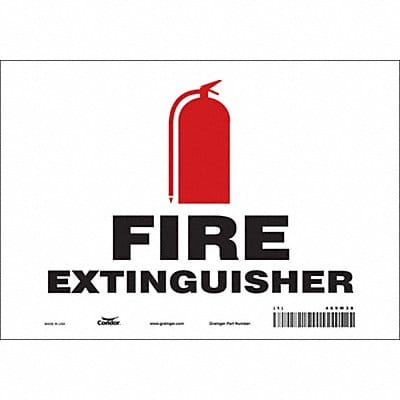 Safety Sign 7 in x 10 in Vinyl