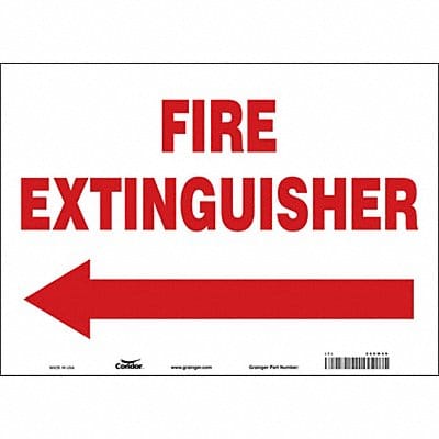 Safety Sign 10 in x 14 in Vinyl