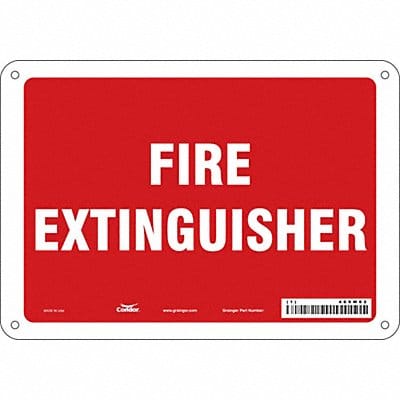 Safety Sign 7 in x 10 in Polyethylene