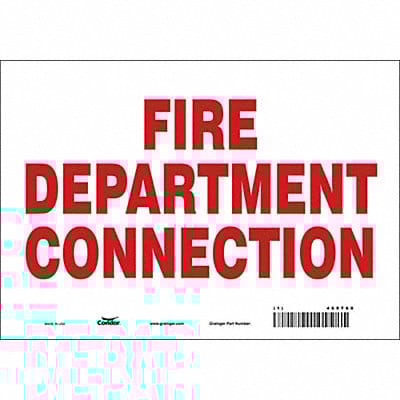 Safety Sign 7 in x 10 in Vinyl