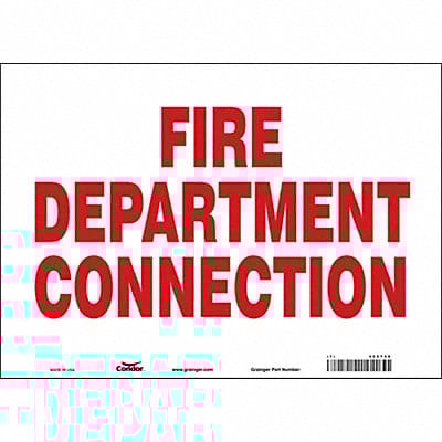 Safety Sign 10 in x 14 in Vinyl