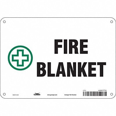 Safety Sign 7 in x 10 in Polyethylene