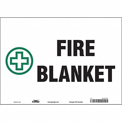 Safety Sign 10 in x 14 in Vinyl
