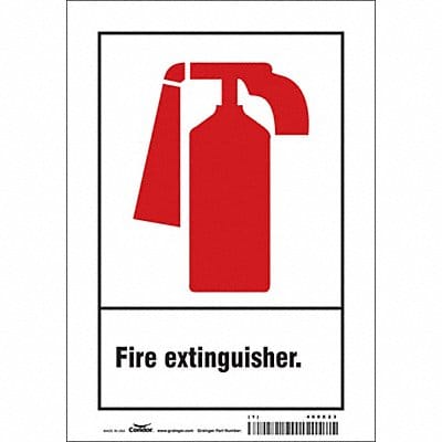 Safety Sign 10 in x 7 in Vinyl