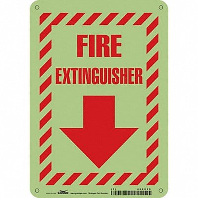 Safety Sign 10 in x 7 in Polyethylene