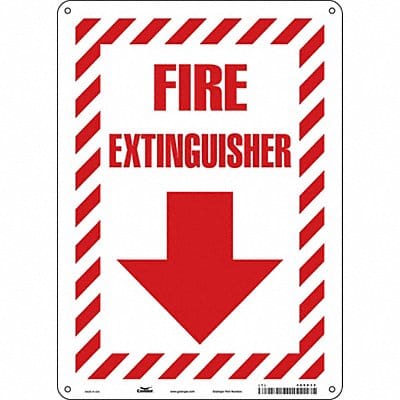 Safety Sign 14 in x 10 in Polyethylene