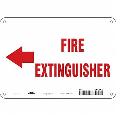 Safety Sign 7 in x 10 in Polyethylene