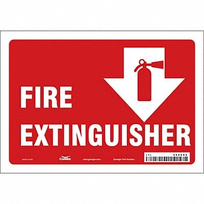 Safety Sign 7 in x 10 in Vinyl