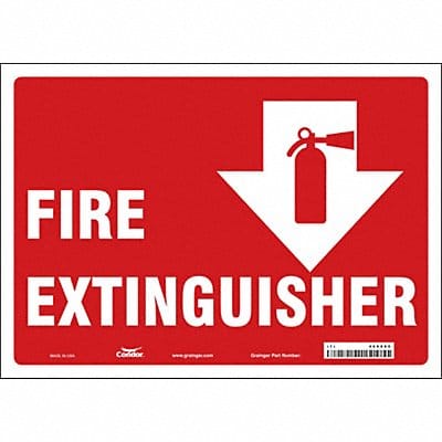 Safety Sign 10 in x 14 in Vinyl