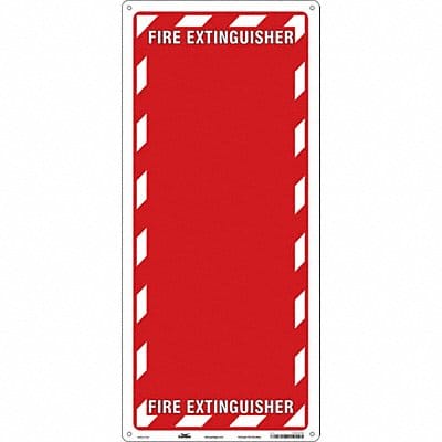 Safety Sign 29 in x 13 in Aluminum