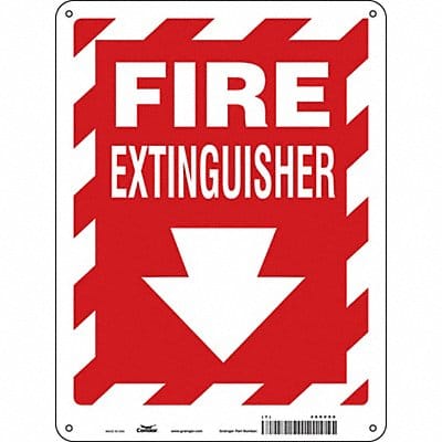 J7049 Safety Sign 12 in x 9 in Aluminum
