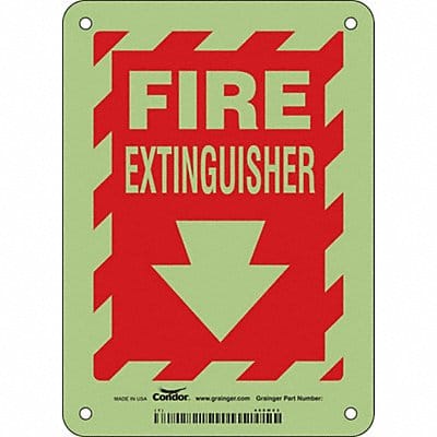 Safety Sign 7 in x 5 in Polyethylene