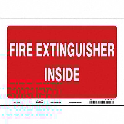 Safety Sign 7 in x 10 in Vinyl